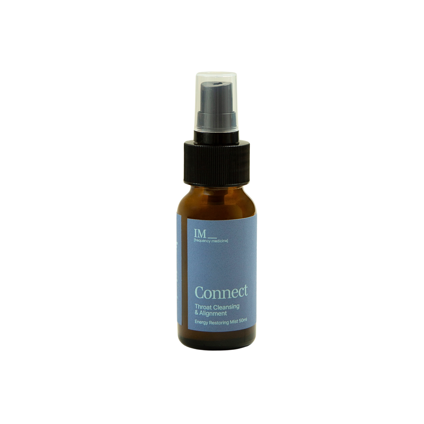 IM Frequency Medicine Energy Restoring Aura Healing Mist Spray Connect Throat Chakra Cleansing and Alignment Blue