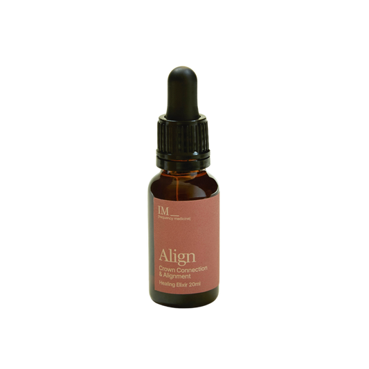 IM Frequency Medicine Healing Elixir Align Crown Chakra Connection & Alignment Pink White