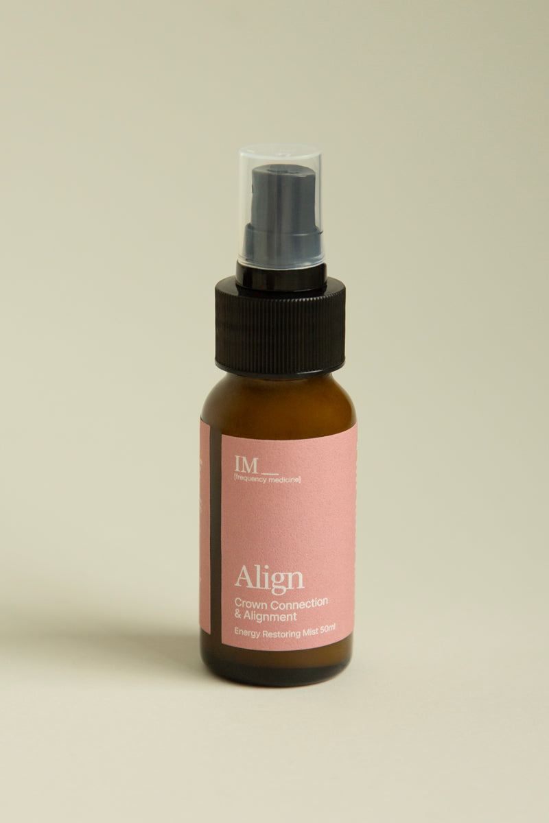 IM_Frequency_medicine_align_Mist_spray amber bottle pink lable