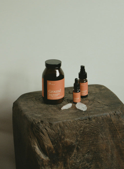 IM_Frequency Medicine Ground_Family_Crystals bath salts, elixir and energy sprays
