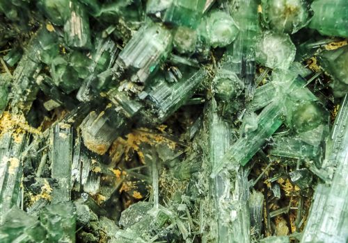 Green Tourmaline Clusters for emotional healing