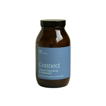 IM Frequency Energy Cleansing Bath Salts Connect Throat Chakra Cleansing Healing and Alignment Blue