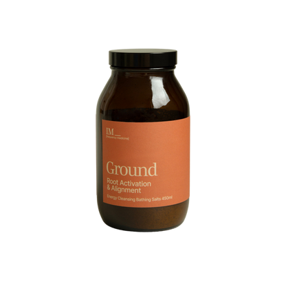 IM Frequency Energy Cleansing Bath Salts Ground Root Chakra Activation Healing and Alignment Grounding Orange Base Chakra
