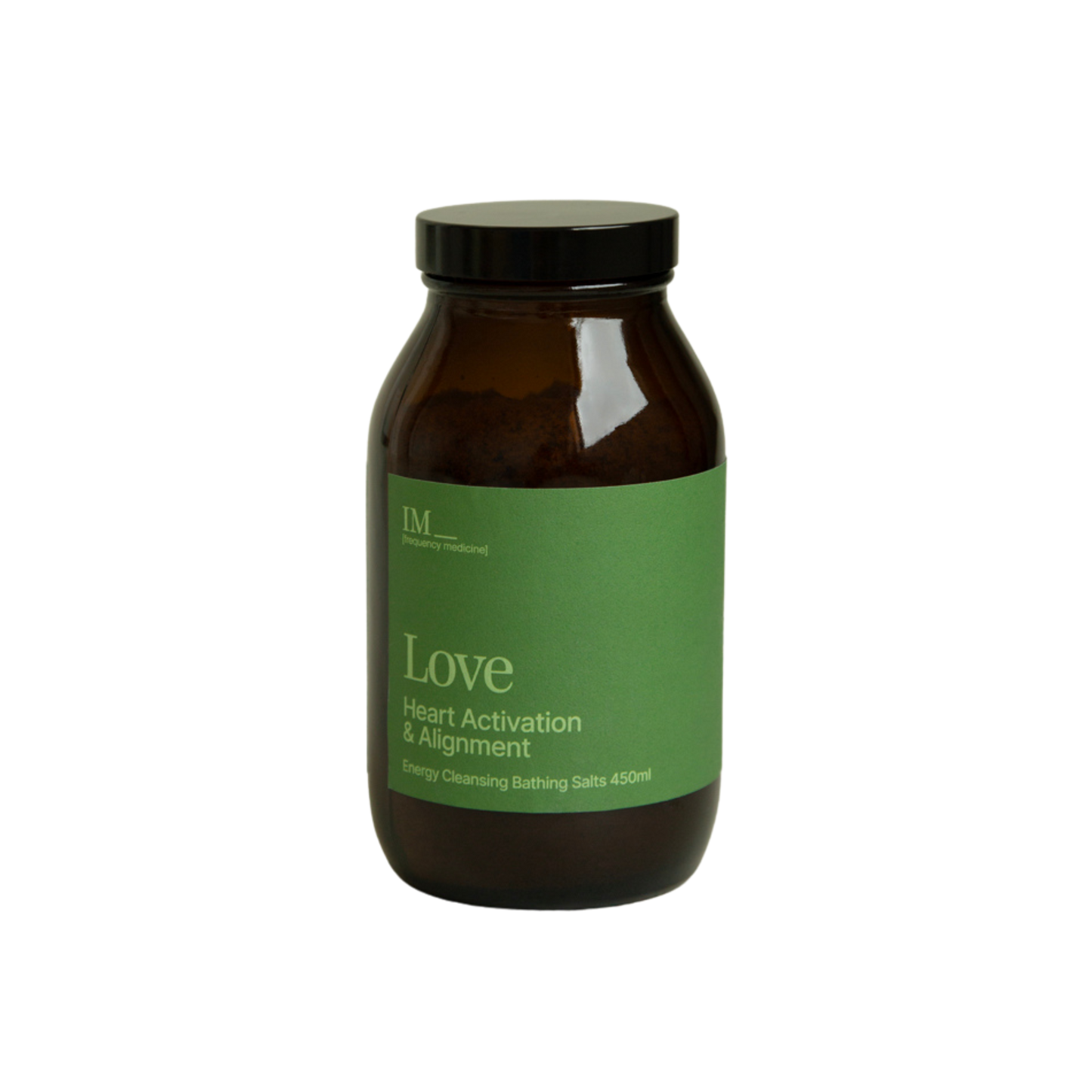 IM Frequency Energy Cleansing Bath Salts Love Heart Chakra Activation and Alignment Green Pink 