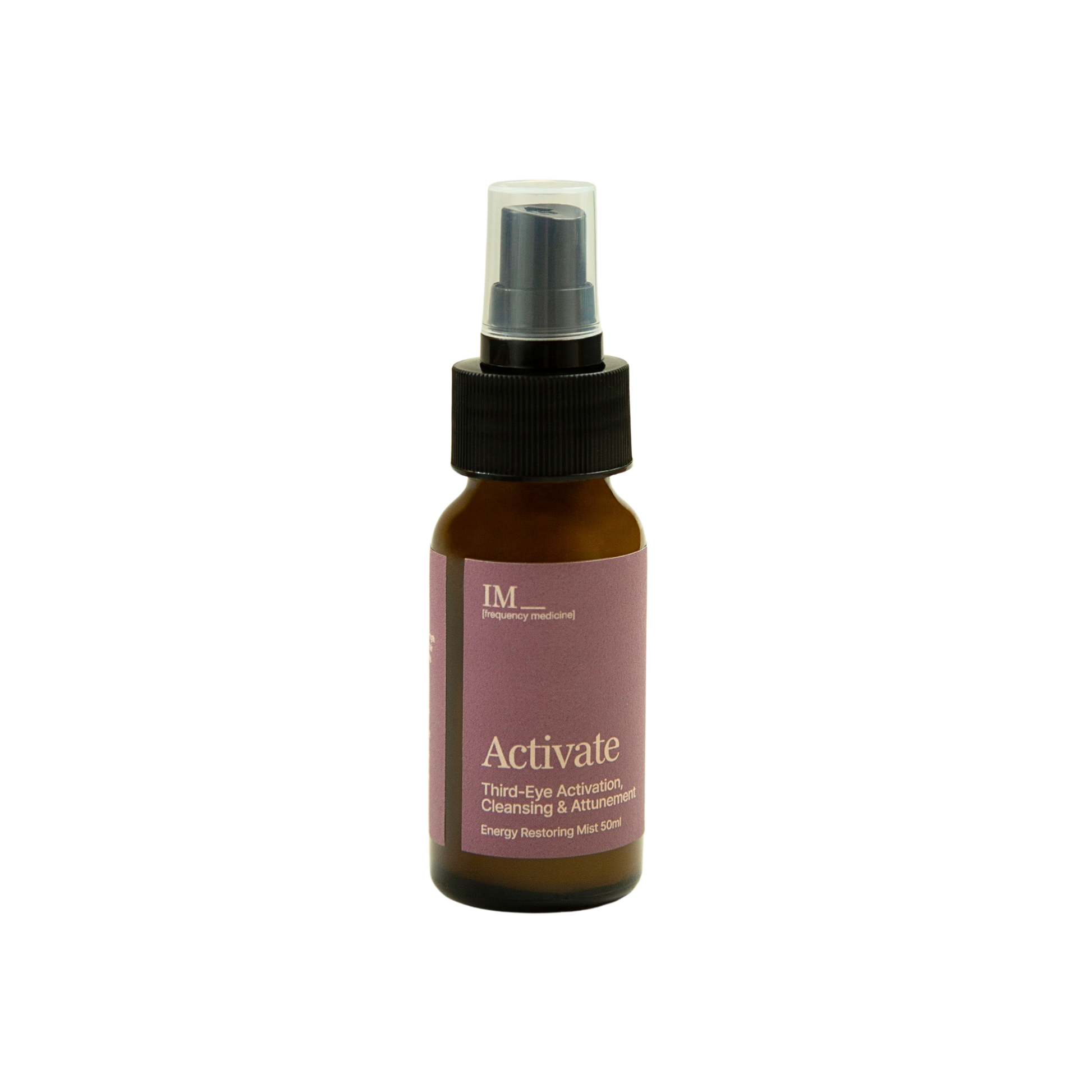 IM Frequency Medicine Energy Restoring Aura Healing Mist Spray Activate Third-eye activation Cleansing and Alignment Purple 