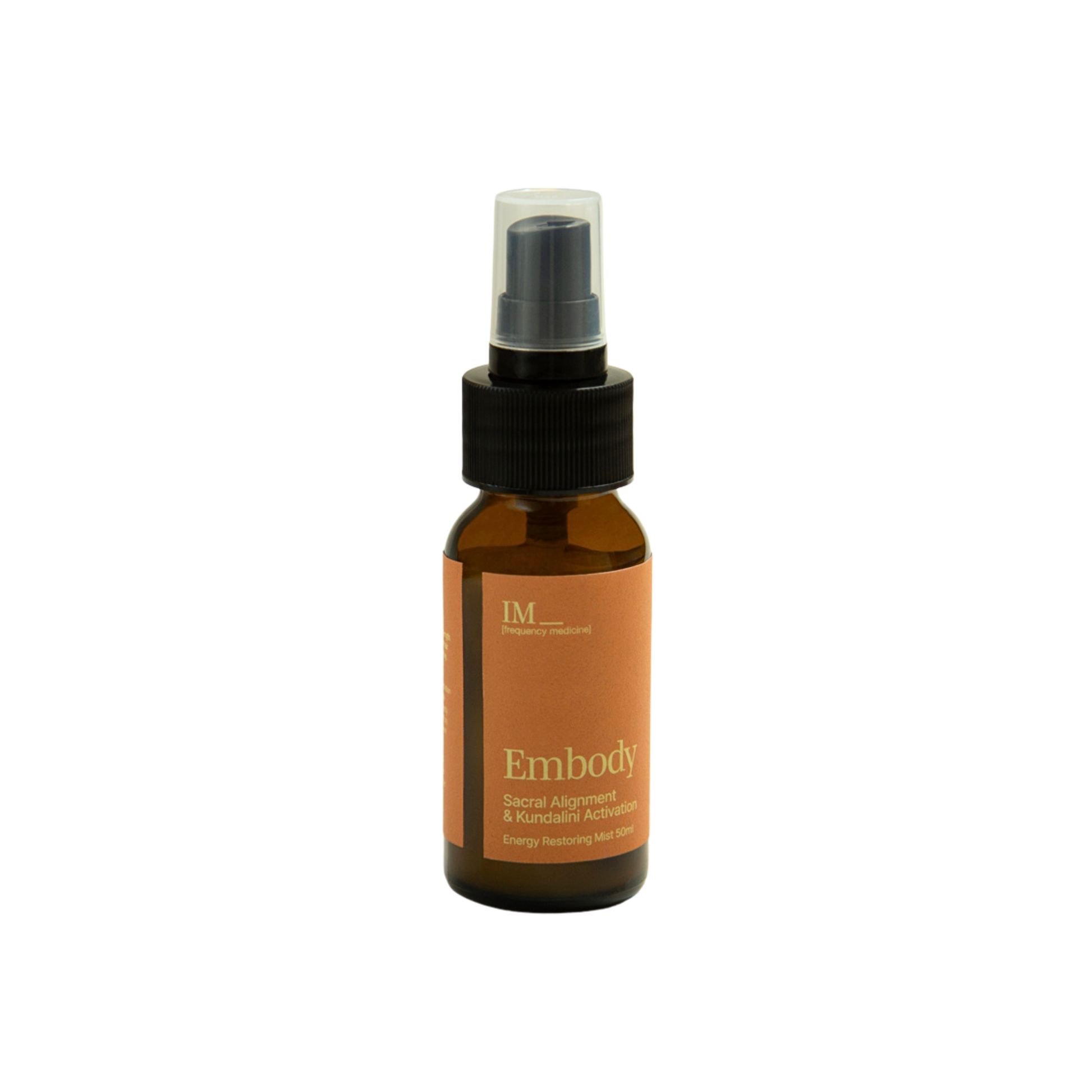 IM Frequency Medicine Energy Restoring Aura Healing Mist Spray Embody Sacral Chakra Alignment and Kundalini Activation