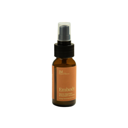 IM Frequency Medicine Energy Restoring Aura Healing Mist Spray Embody Sacral Chakra Alignment and Kundalini Activation