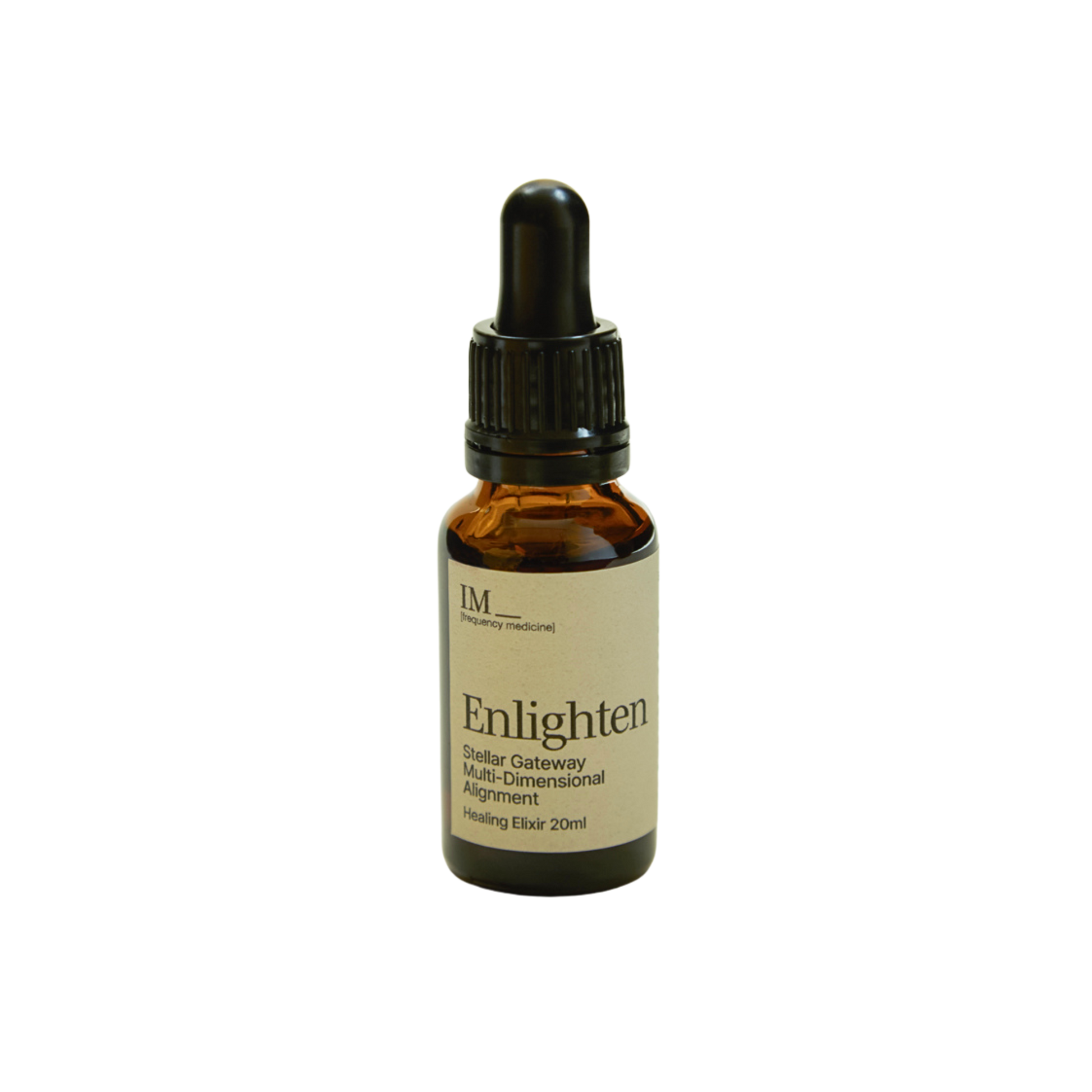 IM Frequency Medicine Enlighten Healing Elixir Stellar Gateway, Multi-Dimensional Alignment White 