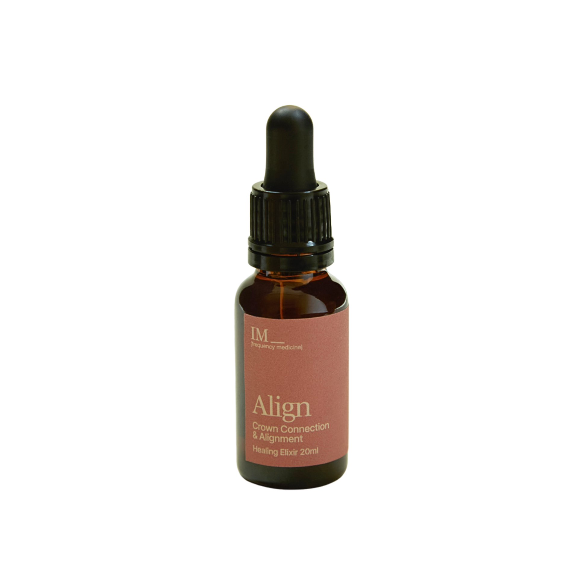 IM Frequency Medicine Healing Elixir Align Crown Chakra Connection & Alignment Pink White 